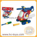 Child toy disassembly fighter, electric child airplane puzzle,self assemble toys